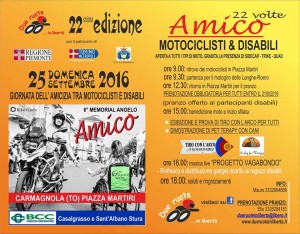 22^ Edizione Amico Motociclisti e Disabili @ Carmagnola -TO-